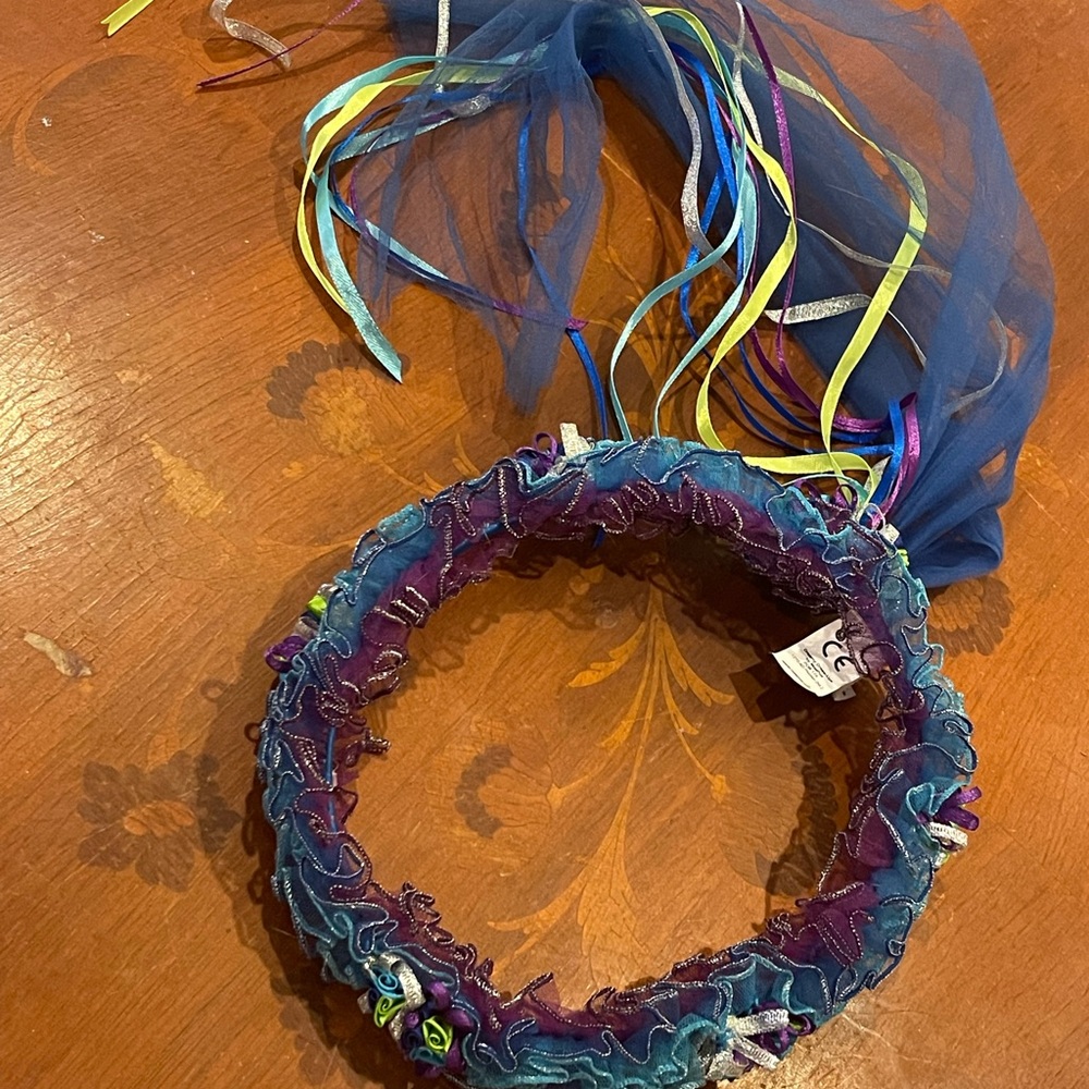 Whimsical Blue and Purple Kids Headband